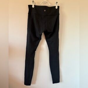Lululemon Wunder Under Black Tights Size 8